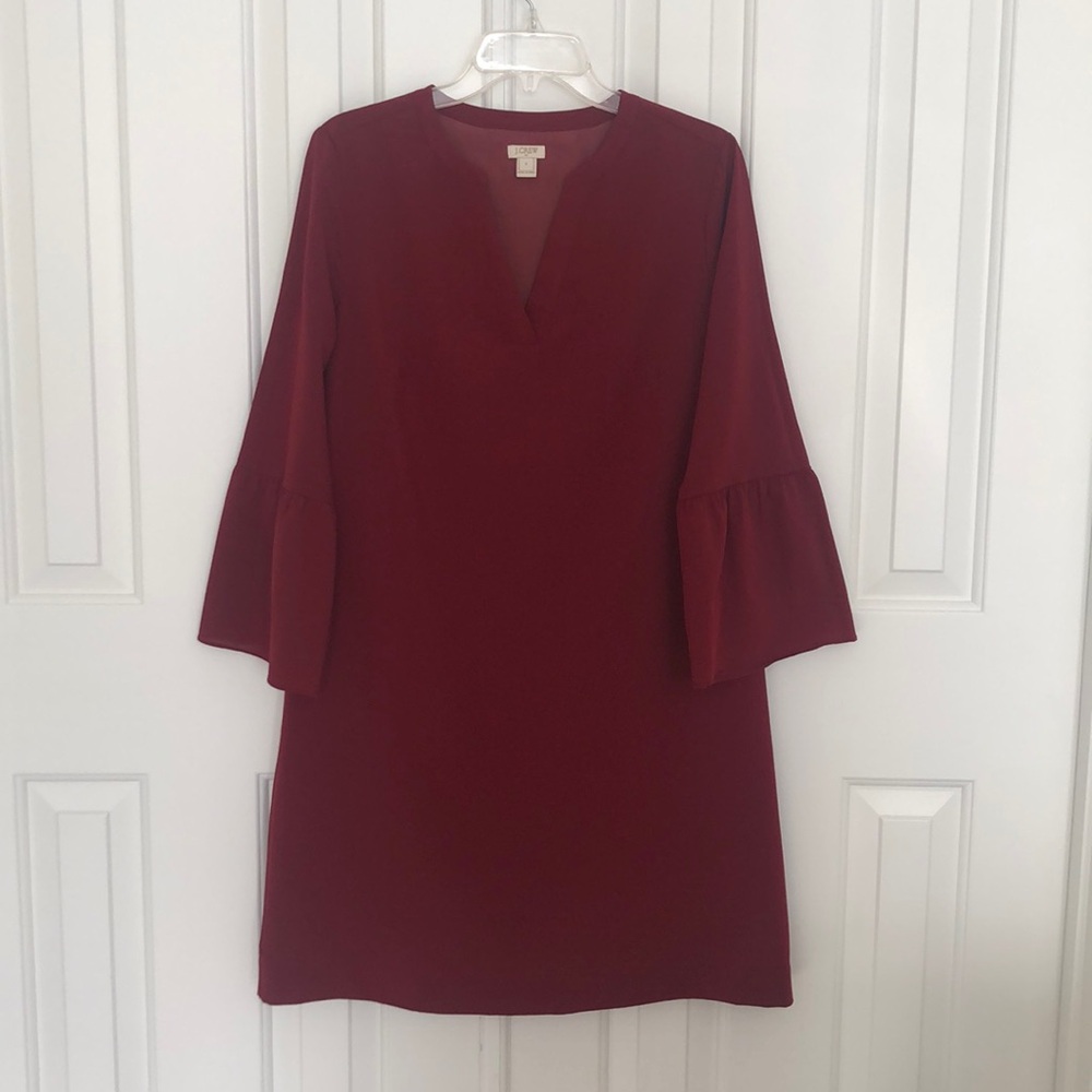 Dark Red/Burgundy Dress by J. Crew